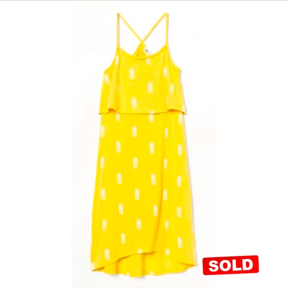 ✨SOLD ON MERCARI✨H&M Girls Yellow Summer Dress